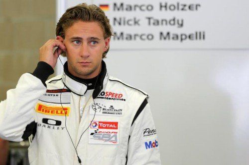 Der Wahl-Lochauer Marco Holzer ist auch 2014 Mitglied im größten Porsche-Fahrerkader aller Zeiten. Foto: Porsche