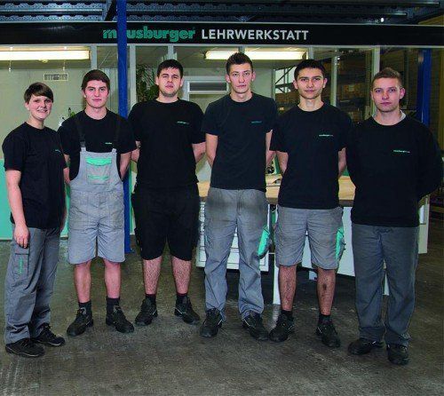 Die Meusburger-Lehrlinge stellten die stärkste Mannschaft beim met-Lehrlingswettbewerb. Foto: Meusburger
