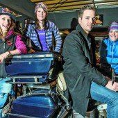 Quartett rockt die Berge