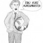 Karikatur. Von Jonas Vögel (14) aus Doren
