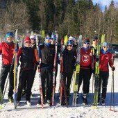 Vorarlbergs Triathleten auf Langlaufskiern
