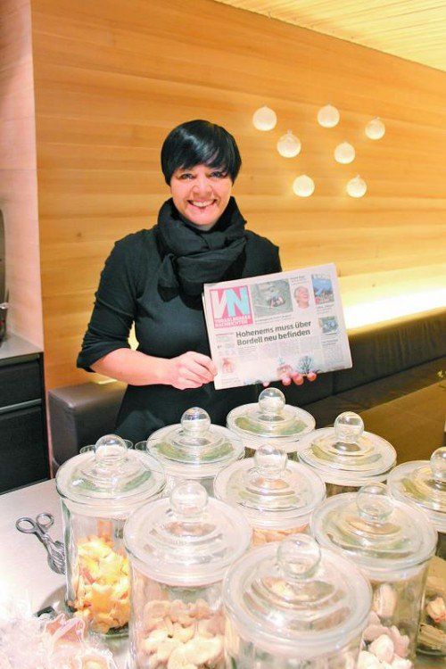 Gabriele Innfeld: „Die VN gehören für meine Gäste zum Kaffee dazu.“