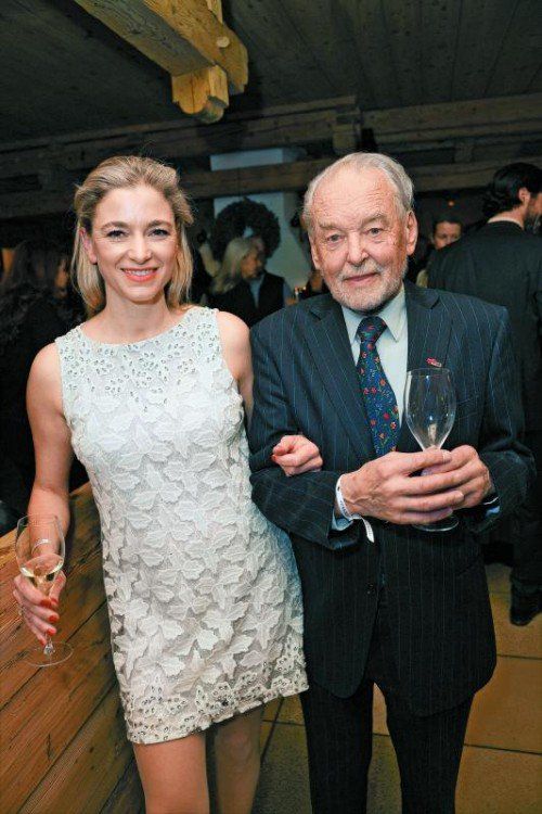 Gastgeberin Susanne Kaufmann und Vater Leopold freuten sich über eine gelungene Jubiläumsfeier. Fotos: Ludwig Berchtold