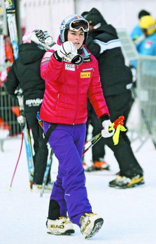 Im Training wieder stark: Lindsey Vonn. Foto: apa