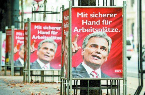 Klubfinanzierung von Wahlwerbung: Parteimanager von SPÖ und FPÖ gehen wegen einer Gesetzeslücke straffrei aus. Foto: apa