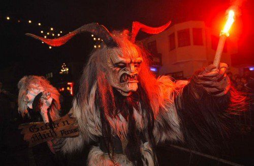 Krampuslauf auch in Vorarlberg? Nicht jede importierte Tradition stößt auf ungeteilten Beifall. Foto: AP