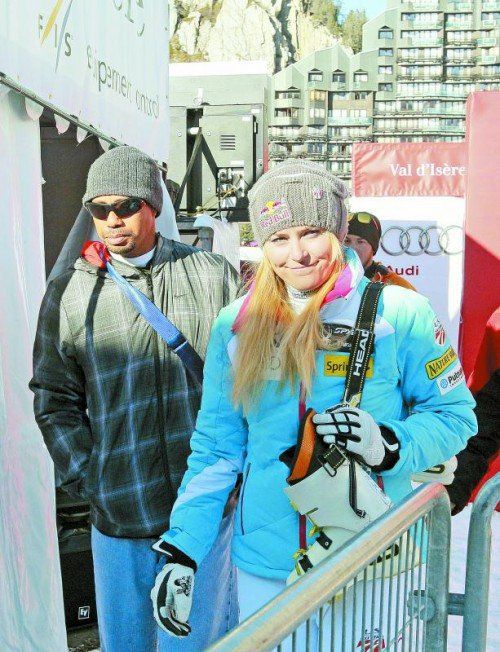 Leidenszeit: Lindsey Vonn und Tiger Woods. Foto: reuters