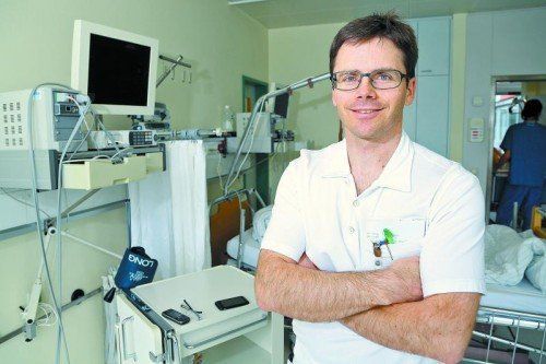 Primar Philipp Werner wird bald eine „echte“ Stroke Unit leiten. 
 Foto: VN/Hofmeister