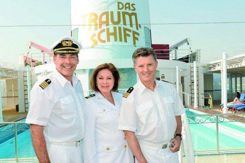 Sascha Hehn, Heide Keller und Nick Wilder in „Das Traumschiff: Perth“, ausgestrahlt wird die Folge am 1. Jänner.
