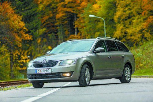 Skoda geht beim Octavia Combi keine Experimente ein: Die Karosserieform pflegt den klassisch-zeitlosen Stil. Fotos: vn/steurer