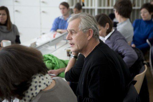 So kennt man den UBG-Vorsitzenden Gerhard Rüdisser: engagiert inmitten seiner Kollegen.  Foto: VN/Paulitsch