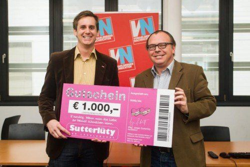 Spendenübergabe für ma Hilft durch Sutterlüty
