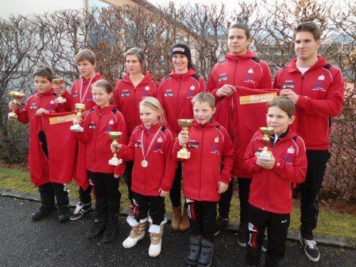 Strahlende Gesichter bei den Vorarlberger Medaillengewinnern. Foto: Verein