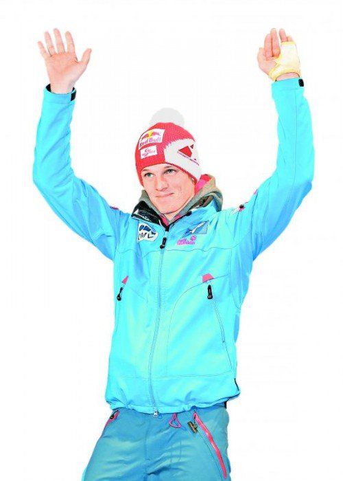 Thomas Morgenstern geht optimistisch an die Springen heran.
Foto: gepa
