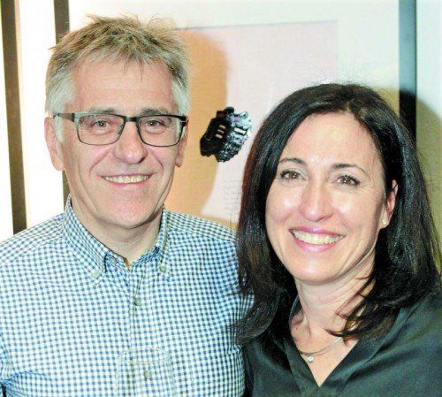 Unter den Gästen: Karl Loacker mit Angelika.