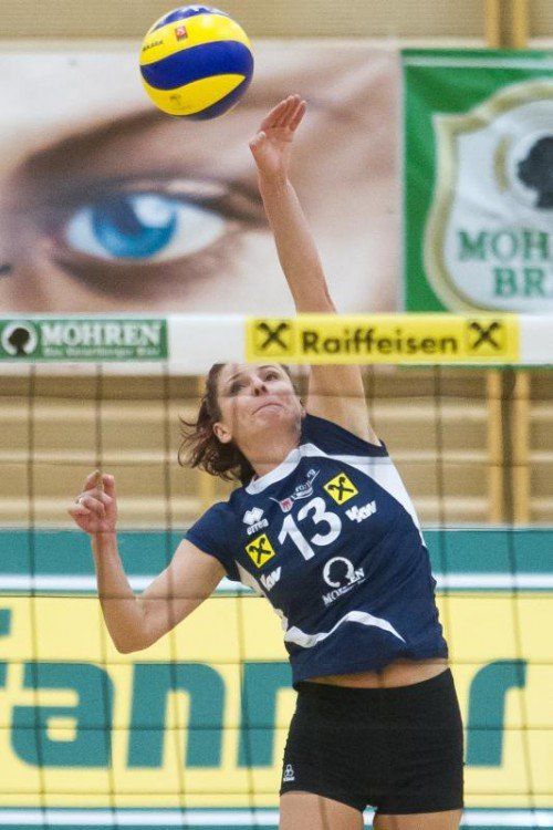 VC-Dornbirn-Leistungsträgerin Beata Horvath. Foto: VN/Lerch