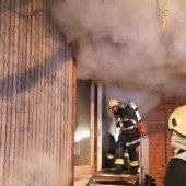 Saunabrand: Großeinsatz