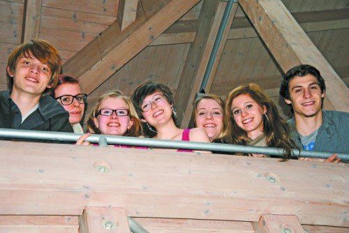 WPF Kulturvermittlung: Emanuele, Bernadette, Beate, Susanne, Laura, Nina, David. Fotos: Veranstalter