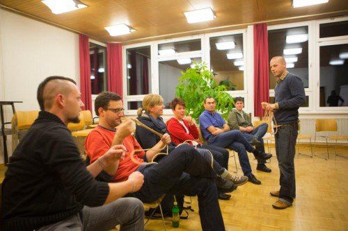 Zehn Abende investierten die Rotkreuz-Mitarbeiter in das angebotene Mentaltraining. Fotos: VN/Hartinger
