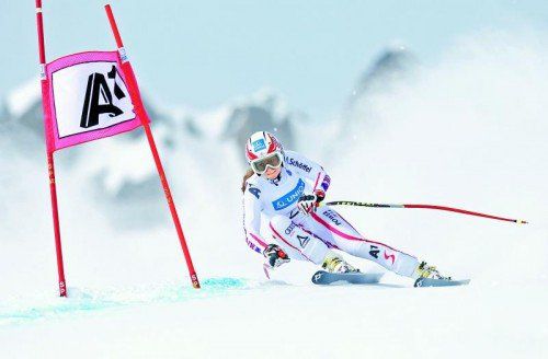 Zwei Mal sehr gut gefahren: Ariane Rädler. Foto: gepa