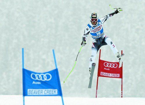 Zweimal auf dem Stockerl: Hannes Reichelt war in Beaver Creek der Beständigste der ÖSV-Speed-Truppe. Foto: ap
