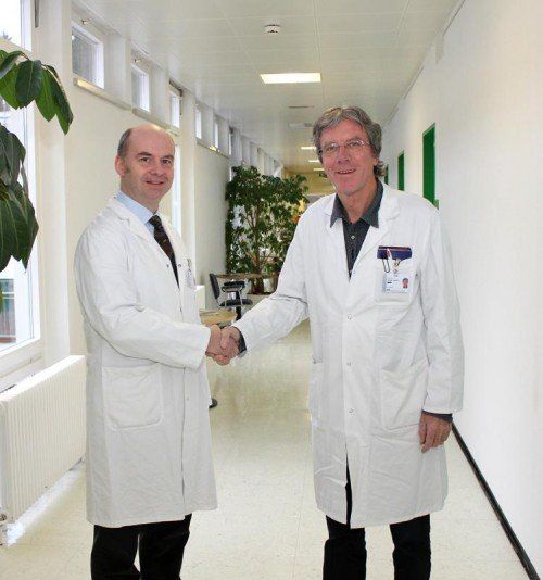 Albert Lingg (r.) übergab an Jan Di Pauli.  Foto: KHBG