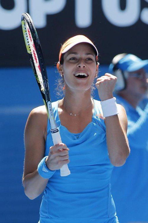 Ana Ivanovic sorgte in Melbourne für eine Riesenüberraschung: Sie eliminierte die Weltranglistenerste Serena Williams. Foto: epa
