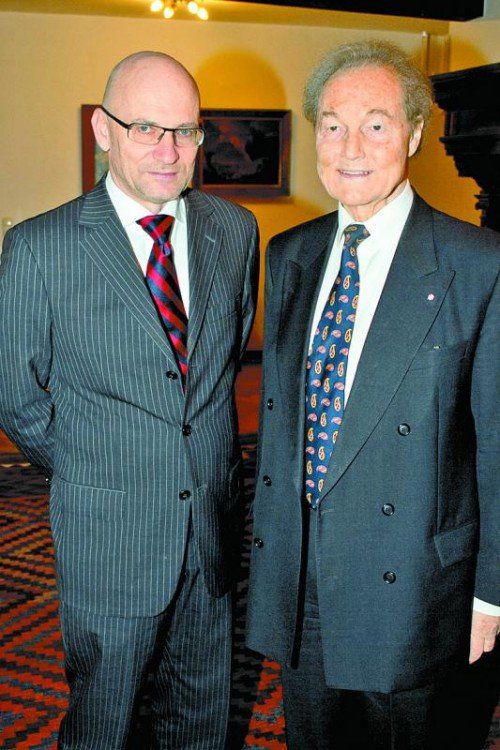 Armand Hausmann (Luxemburg) und Helmut Lerch (Senegal, r.).