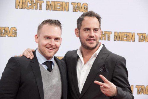 Axel Stein und Moritz Bleibtreu sind derzeit mit „Nicht mein Tag“ in den Kinos zu sehen. Foto: EPA