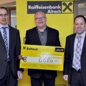 Altach: Stolze Spende für die Taifunopfer