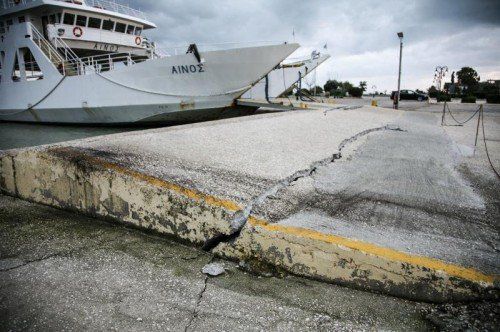 Das Epizentrum lag nahe der Stadt Argostoli auf der Insel Kefalonia im Ionischen Meer. FOTO: AP