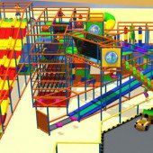 Erster Indoor-Spielplatz nimmt bereits Form an