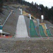 Drei der vier Schanzen im Montafon fertig