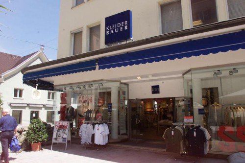 Die Tage der Kleider-Bauer-Filiale Bregenz sind gezählt, H&M wird als möglicher neuer Mieter gehandelt. Foto: VN/Hofmeister