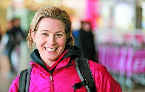 Dopingtest zum Empfang: Claudia Pechstein. Foto: apa
