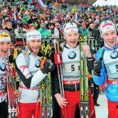 Triumph der Biathleten