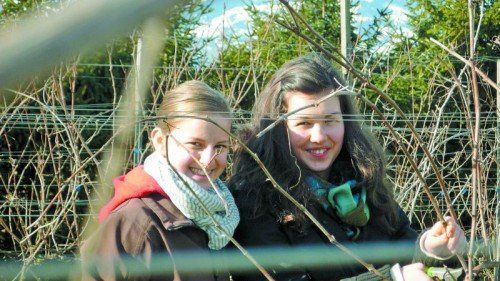 Elisabeth Dünser und Isabella Salzmann.