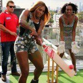 Williams-Schwestern spielten Cricket