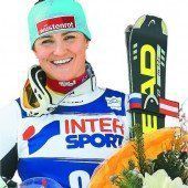 Elisabeth Görgl Sieg im Super-G von Cortina /c1