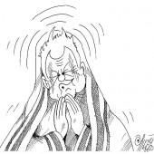 Mutter „Frank“ Teresa beim Abschied!