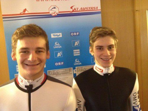 Für die beiden Skispringer Patrick Streitler (18/links) und Ulrich Wohlgenannt (19) beginnt heute die Junioren-WM so richtig. Foto: ÖSV