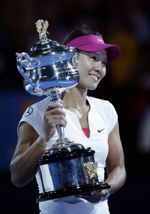 Li Na siegte im Damenfinale in Melbourne. Foto: epa