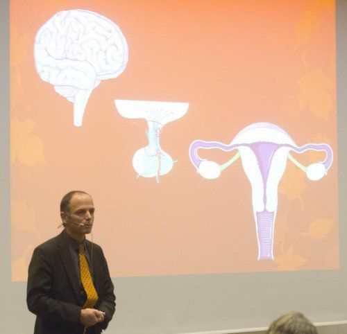 Michael Rohde: Gehirn und Gebärmutter kommunizieren über die Hormone. Fotos: vn/paulitsch