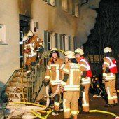 Wohnhaus nach Brand evakuiert