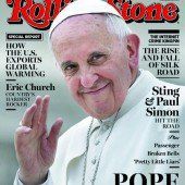 Der Papst lächelt vom „Rolling Stone“-Cover