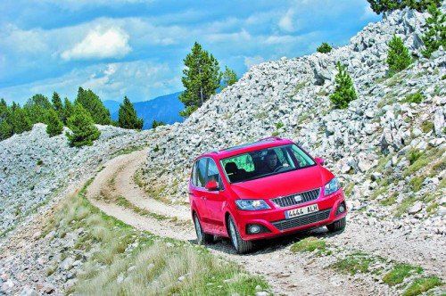 Spanier mit deutschem Kern: Der Seat Alhambra kann auf Wunsch mit Allradantrieb aufwarten.
