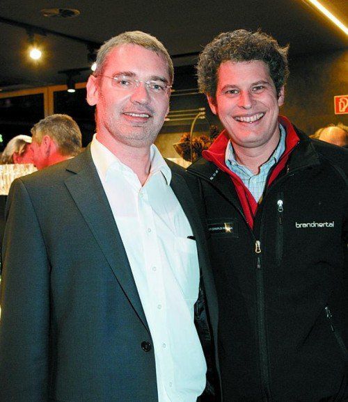 Stadtrat Thomas Lins (l.) und Markus Comploj.