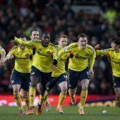 Elfmeterpleite: ManU gegen Sunderland out