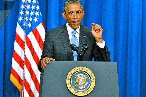 US-Präsident Obama will das Ausspähen einschränken, kritisiert aber auch die „reißerische“ Veröffentlichung geheimer Dokumente. Foto: AP