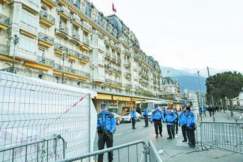 Verhandelt wird im „Montreux Palace Hotel“ am Genfer See.